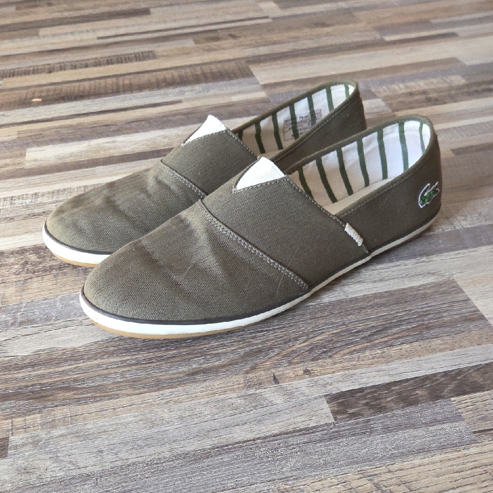 Lacoste Sport Slip Ons!!!..Excellent Condition And Super Hard To Find!!